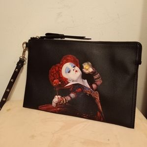 Black Queen of Hearts Clutch